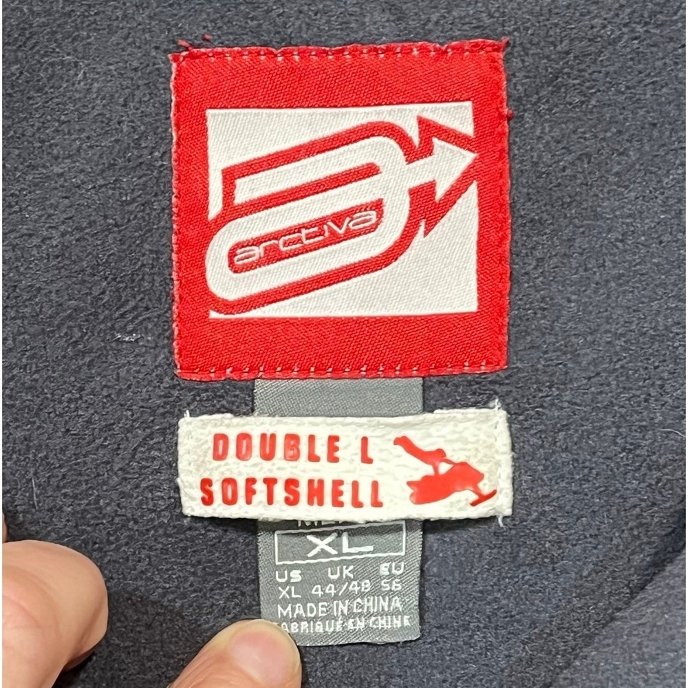 Arctiva Double L Softshell Jacket Gray Side Vents… - image 6